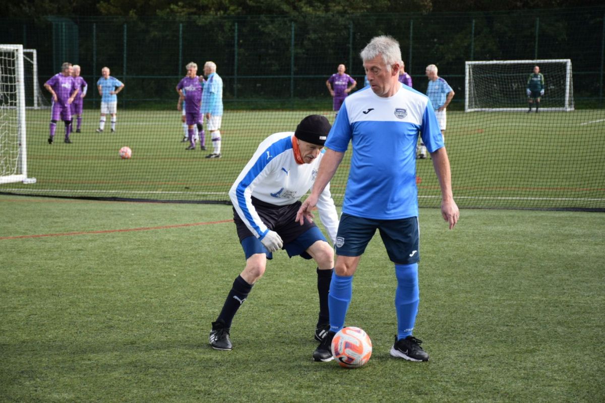 GMWFL Autumn 2023 – three hard earned points for the over 65s
